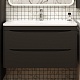 Style Line Мебель для ванной Бергамо Мини 90 Люкс антискрейтч Plus подвесная черная – фотография-15